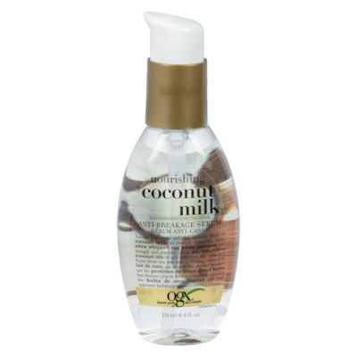 Ogx Nourishing Coconut Milk Anti Breakage Serum 118 ml, $9.74/100ml