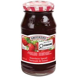 Smucker’s Pure confiture de fraises 250 ml, 1,92 $/100ml