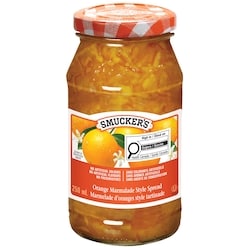 Smucker’s Pure marmelade d'oranges 250 ml, 2,10 $/100ml