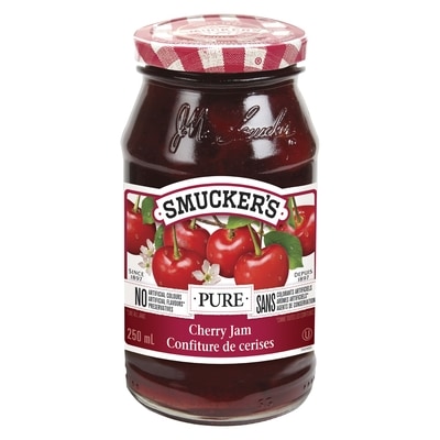 Smuckers Pure Cherry Jam 250 ml, $2.20/100ml