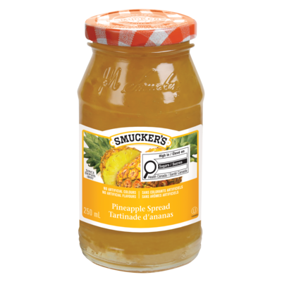 Smuckers Pure Pineapple Jam 250 ml, $1.80/100ml