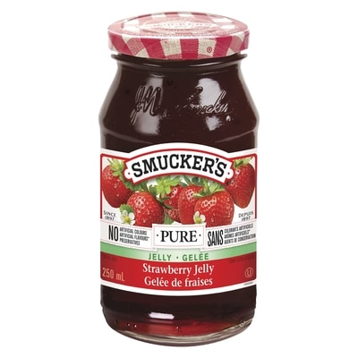 Smuckers Pure Strawberry Jelly 250 ml, $2.20/100ml