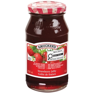 Smucker’s Pure gelée de fraises 250 ml, 2,40 $/100ml