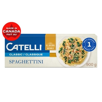 Catelli Classic, Spaghettini Pasta 900 g, $0.61/100g