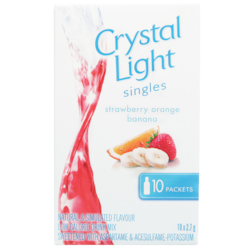 Crystal Light Singles, Strawberry Orange Banana 27 g, $12.04/100g