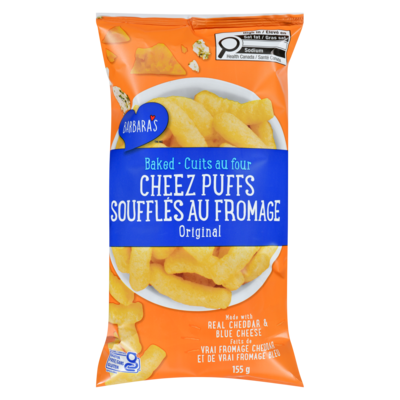 Barbaras Bakery Cheese Puffs, Baked Original 155 g, $2.25/100g