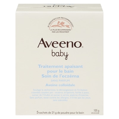 Aveeno Traitement apaisant pour le bain de bébé 105 g, 9,04 $/100g
