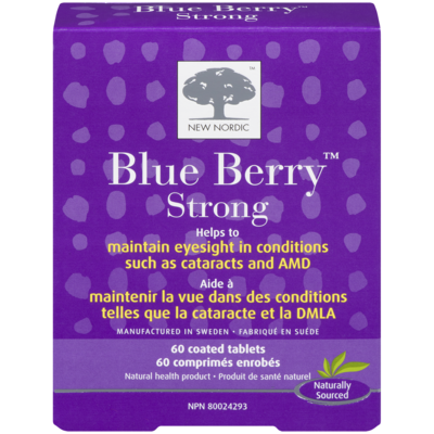 New Nordic Blue Berry Strong 60 ea, $0.60/1ea