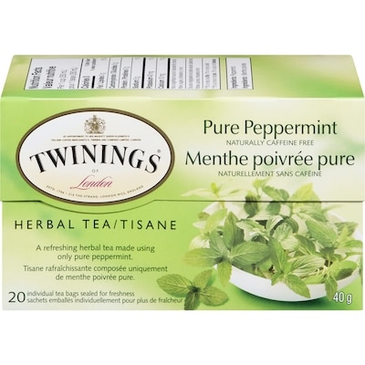 Twinings 20ct Pure Peppermint 20 ea, $0.27/1ea