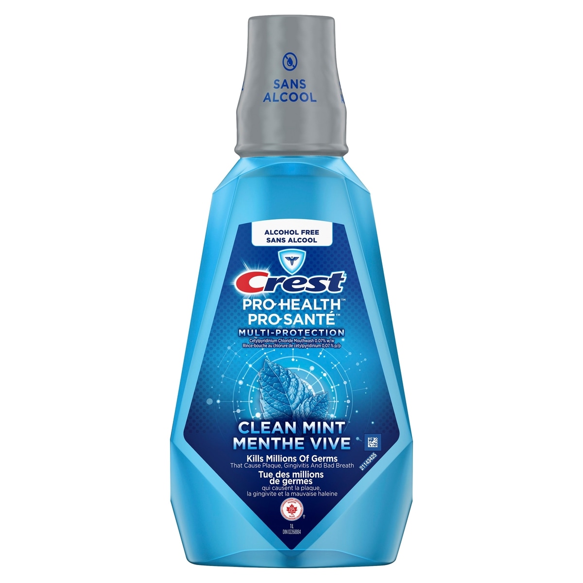 Crest Pro-Health Multi-Protection Mouthwash, Clean Mint 1 l, $0.75/100ml
