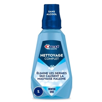 Crest Pro-Health Multi-Protection - Rince-bouche, saveur Menthe vive 1 l, 0,85 $/100ml