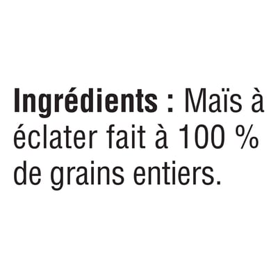 Maïs soufflé, original
