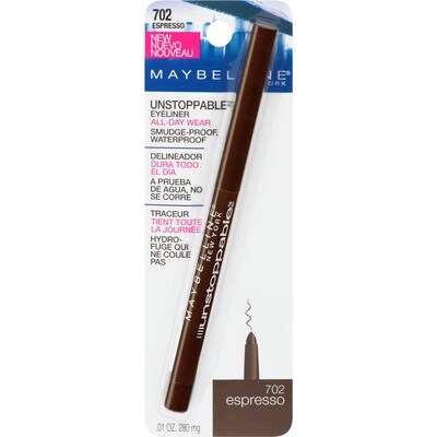 Maybelline Traceur Unstoppable, hydrofuge et ne coule pas, Espresso 1 ea, 11,99 $/1ch
