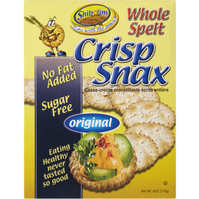 Shibolim Craquelins d’épeautre entier à saveur originale Crisp Snax 170 g, 5,29 $/100g