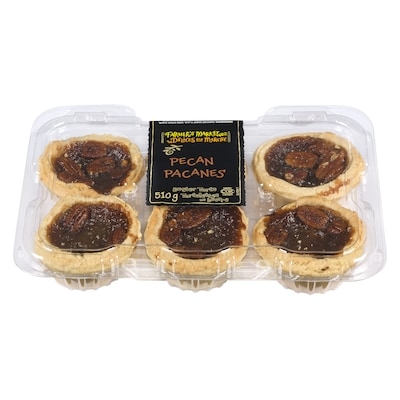 Farmer's Market Pecan Butter Tarts 6x85.0 g, $1.37/100g