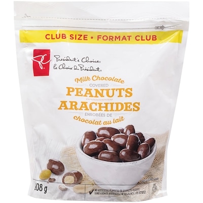 President's Choice Milk Chocolate Covered Peanuts 908 g, $1.87/100g
