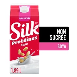 Silk Boisson de soya, non sucrée, sans produits laitiers 1.89 l, 0,17 $/100ml