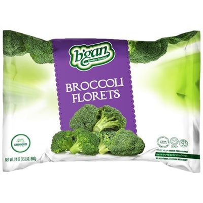 Eden Kosher Broccoli Florets      672 g, $1.86/100g