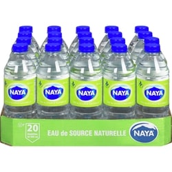 Naya Eau de source naturelle Naya, 20 x 500 ml 20x500.0 ml, 0,05 $/100ml