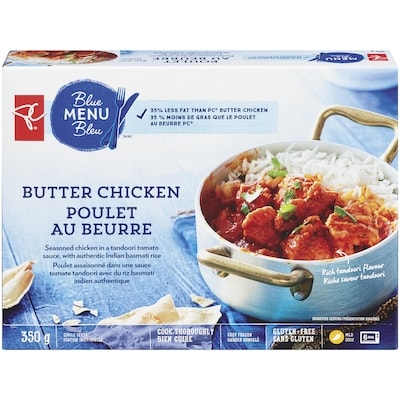 PC Blue Menu Butter Chicken 350 g, $1.00/100g