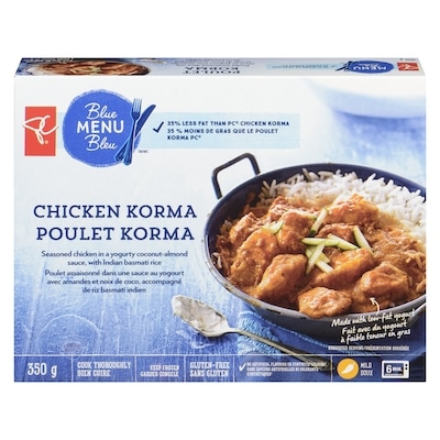 PC Blue Menu Chicken Korma 350 g, $1.57/100g