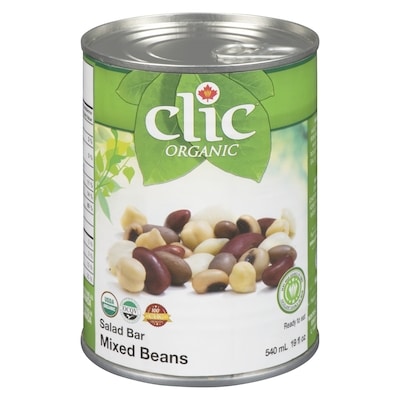 Clic Organic Salad, Bean Mix 540 ml, $0.65/100ml