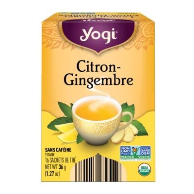 Yogi Citron-Gingembre 16 ea, 40,56 $/100ch