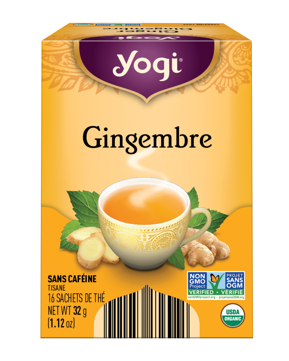 Yogi Gingembre 16 ea, 0,44 $/1ch
