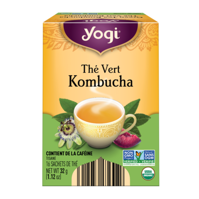 Yogi Thé Vert Kombucha 16 ea, 0,48 $/1ch