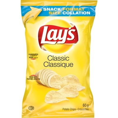 Lay’s Croustilles saveur classique 32x60.0 g, 1,67 $/100g