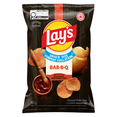 Lay’s Croustilles barbecue 32x60.0 g, 1,67 $/100g