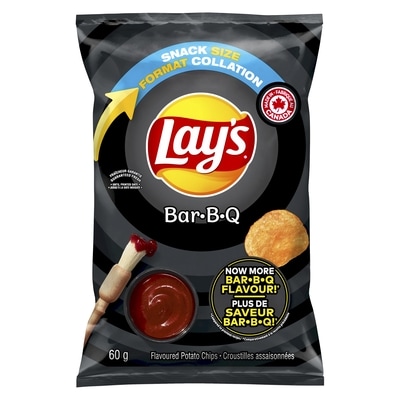 Lay’s Croustilles barbecue 32x60.0 g, 1,87 $/100g