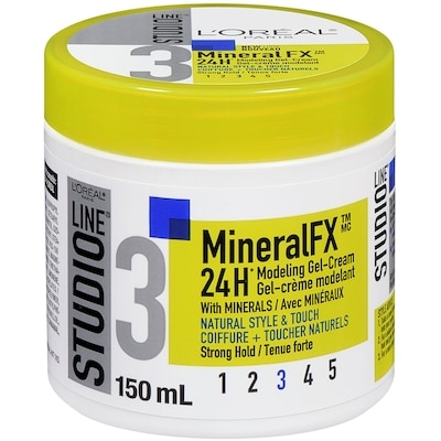 L’Oréal Gel-crème modelant Mineral FX tenue ferme 150 ml, 7,99 $/100ml