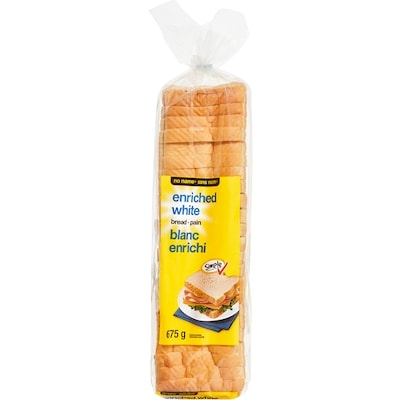 Sans Nom Pain blanc enrichi 675 g, 0,44 $/100g