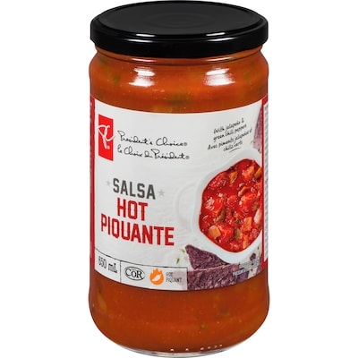 President's Choice Hot Salsa 650 ml, $0.85/100ml