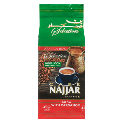Najjar Coffee Selection with Cardamon    450 g, $2.44/100g