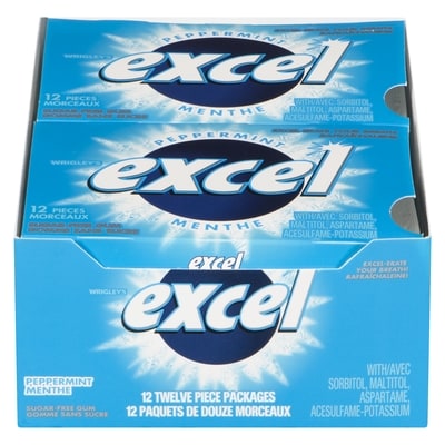 Excel Peppermint 12x12.0 ea, $0.09/1ea