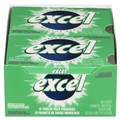 Wrigley’s Menthe verte 12x12.0 ea, 0,08 $/1ch