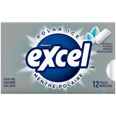 Wrigley’s Menthe polaire, gomme à mâcher sans sucre 1 ea, 1,99 $/1ch