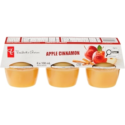 President's Choice Cinnamon Apple Sauce 6x100.0 ml, $0.58/100ml