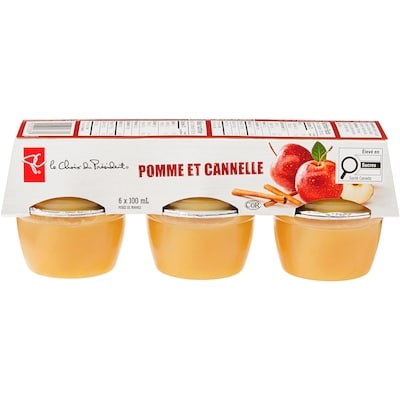 Purée de pommes, pomme et cannelle
