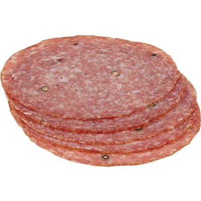 Piller’s Demi-salami aux grains de poivre (tranché mince) 20,86 $/1kg 9,46 $/1lb