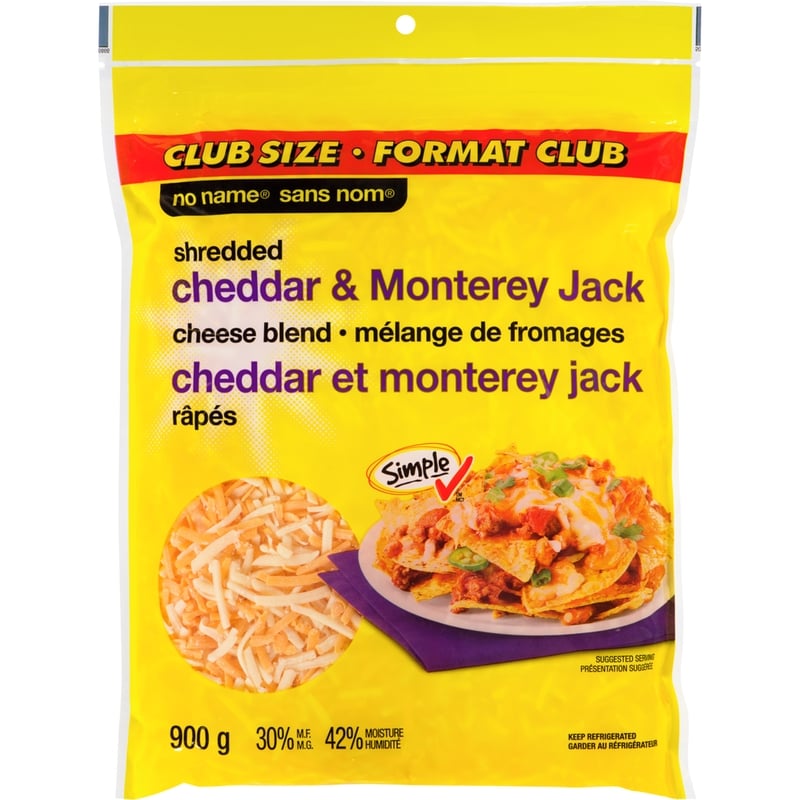 Shredded Cheddar and Monterey Jack Cheese Blend Club Size
