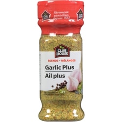Club House Garlic Plus, Gluten-Free One Step Seasoning Signature Blends 141 g, $4.61/100g