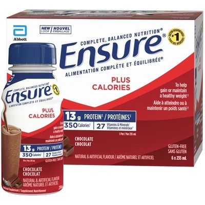 Ensure Plus Calories, Nutritional Supplement Shake, Chocolate 6x235.0 ml, $1.17/100ml