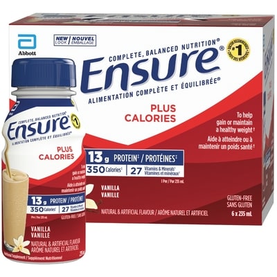 Ensure Plus Calories Beverage, Vanilla  6x235.0 ml, $1.17/100ml
