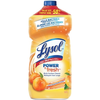 Lysol All Purpose Cleaner, Pour, Orange, Multi Surface Cleaner 1.2 l, $0.33/100ml