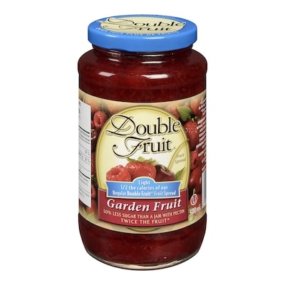 Smuckers Double Fruit Light Garden Fruit Fruit Spread 500 ml, $1.40/100ml