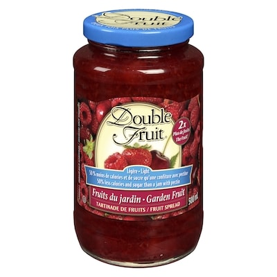 Smucker’s Fruit Légère tartinade fruits jardin 500 ml, 1,40 $/100ml