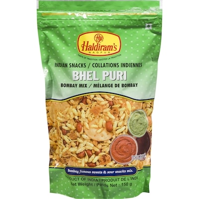 Haldiram Bhel Puri Snack Mix 150 g, $1.00/100g